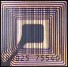 Fig.4: internal structure of a typical RFID tag
