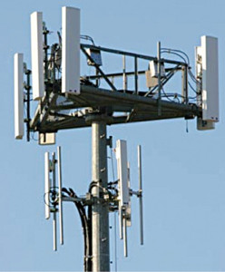 Fig. 3: Cell-tower antenna array (Courtesy: antennatheory.com)