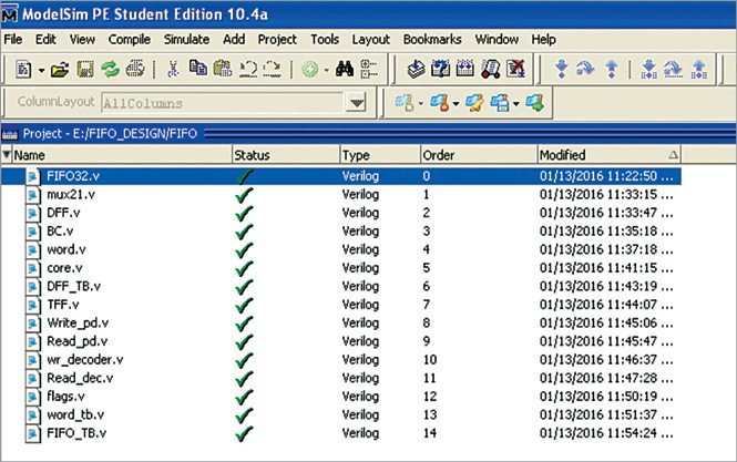 Fig. 8: Compilation window