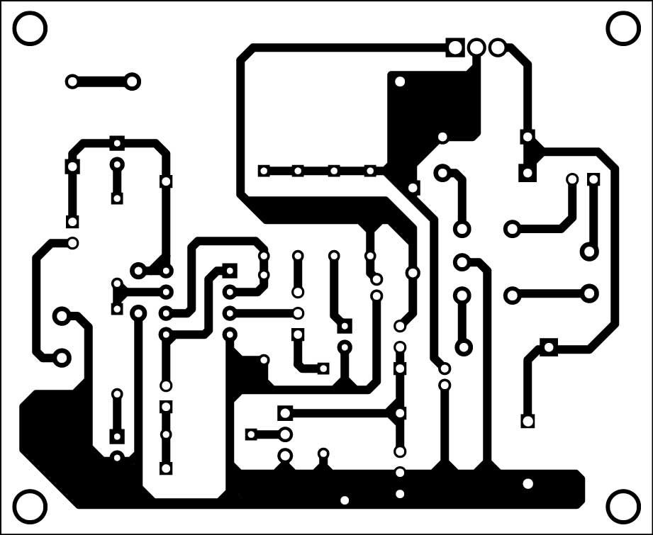 Fig. 2: Actual-size PCB of the charger