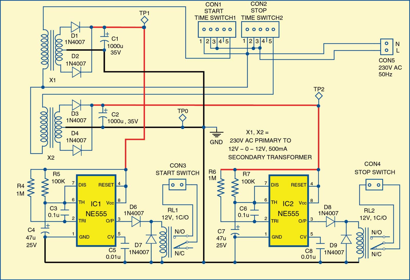 Cell Phone Motor Starter Controller Circuit Diagram - 2 Circuit Diagram Of The Programmable On And Off Controller For A 3 Phase Electric Motor - Cell Phone Motor Starter Controller Circuit Diagram