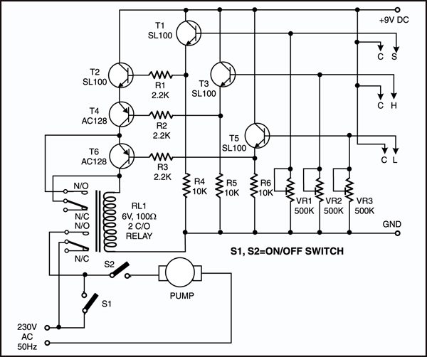 Water-level Controller Circuit