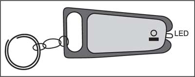  Fig. 2: Suggested enclosure for key chain light