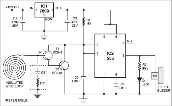 Auto Reset Proximity Detector Circuit 
