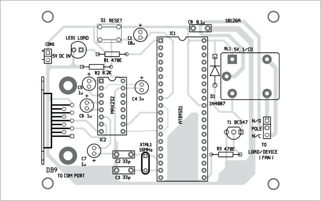 Component layout of the sound operated device control system