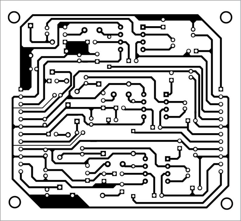PCB layout of the DC-to-DC converter module