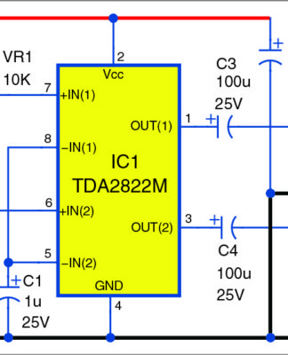 Build Your Own Stereo Amplifier Using TDA2822