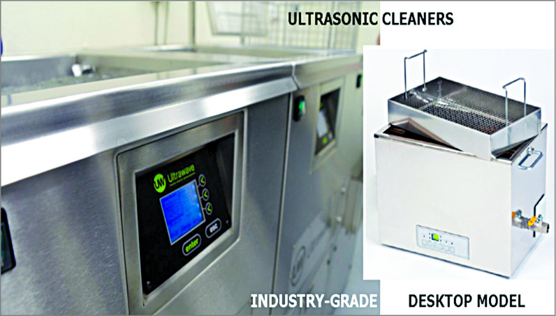 Types of ultrasonic cleaners