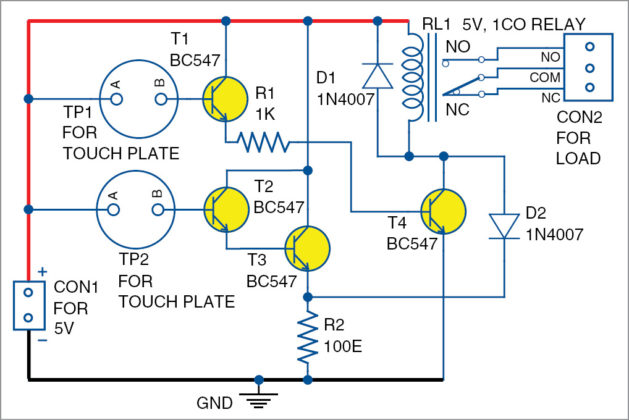 Touch Switch Full Electronics Circuit System Explained