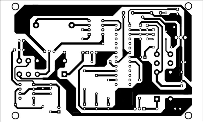 Fig. 7: Actual-size PCB of the main module