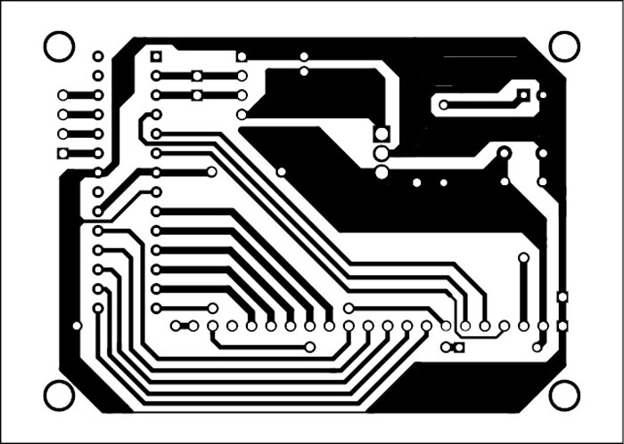 Fig. 11: Actual-size PCB of the touch-control module