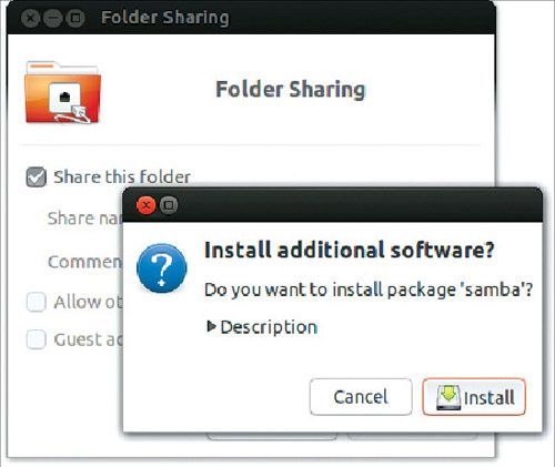 Fig. 2: Install Samba