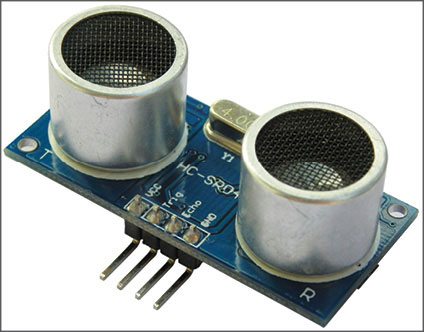 Fig. 5: Ultrasonic transceiver module HC-SR04