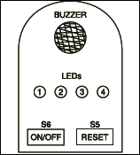 Fig. 2: Suggested panel layout of musical doorbell