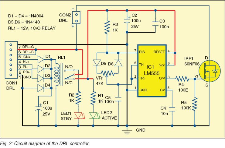 Daytime Running Lights Controller | Detailed Project Available