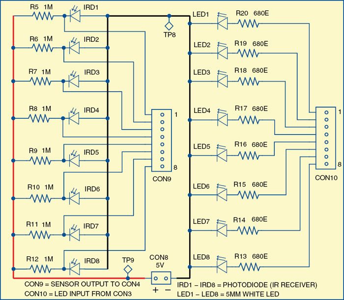 Fig. 3: Circuit diagram of the sensor module