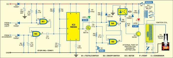 Electronics Projects: Anti-Carjack System | Full Electronics Project