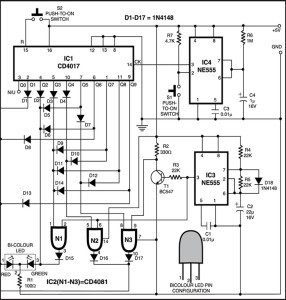 Programmable LED Indicator | Detailed Circuit Diagram Available