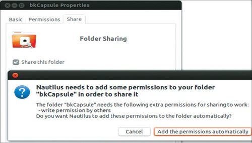 Fig. 3: Add permissions