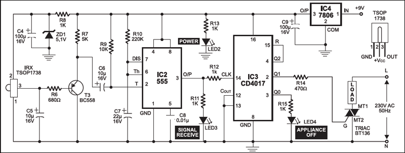 Fig. 2: Receiver circuit