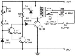 Sensitive Temperature Switch Circuit