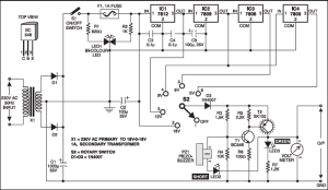 Stabilised Power Supply with Short-Circuit Indication - Electronics For You