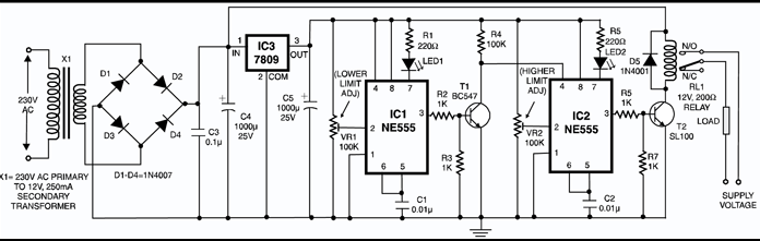 Auto Reset Over/Under Voltage Cut-Out