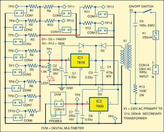 Temperature Sensing Diodes Selector