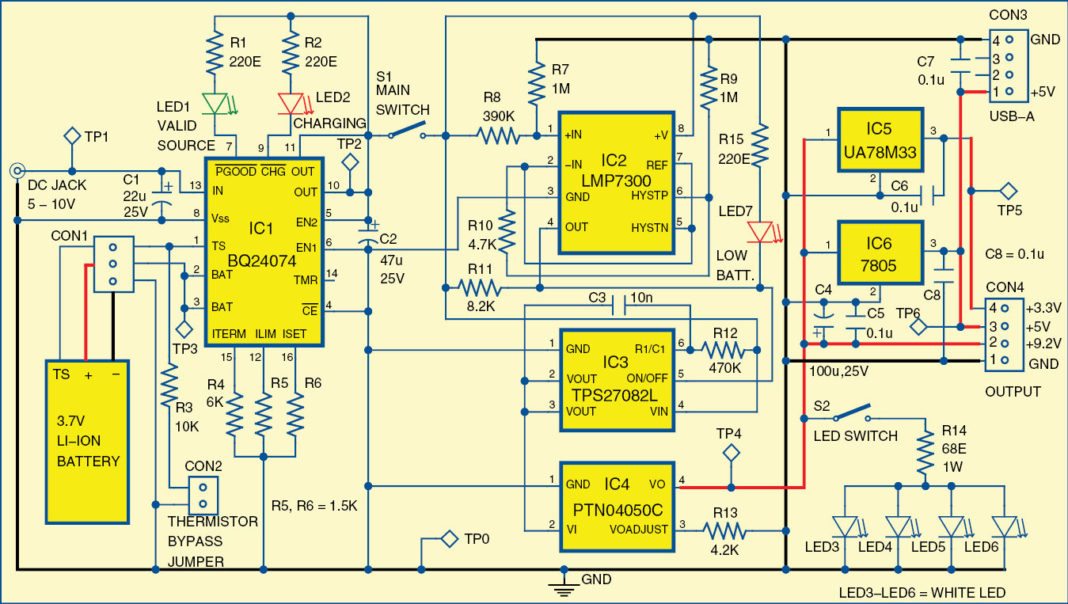 DIY Mini Rechargeable Power Supply with 3.7V Li-ion Battery Pack for ...