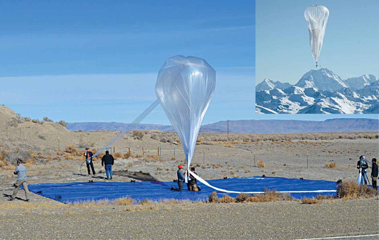 Fig. 2 Google is flying Internet balloons--Courtesy Google