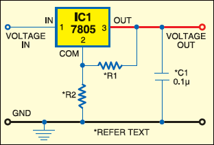 Fig. 2: Circuit for increasing the output voltage