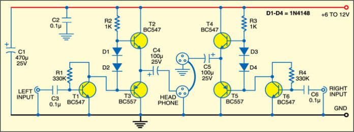 Stereo Headphone Amplifier