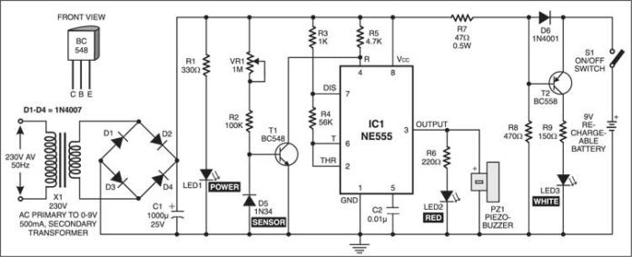 Mains Box Heat Monitor Circuit | Full Project Available