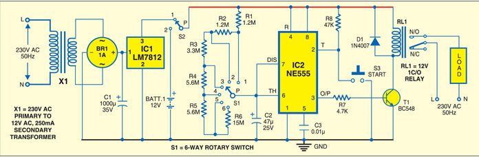 Электронные часы lm8560 схема