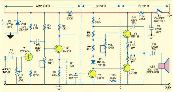 Make Your Own Power Amplifier | Full Circuit Explaination