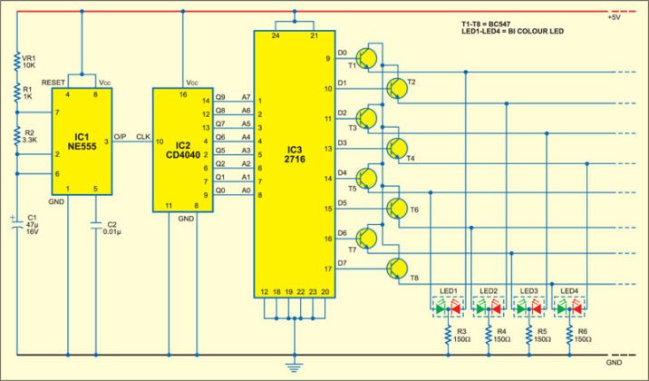 Versatile LED Display | Detailed Circuit Diagram Available