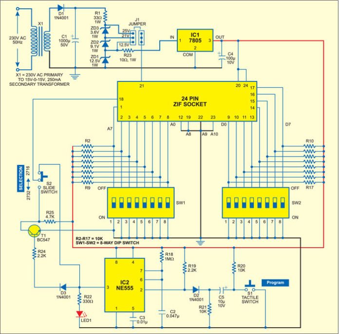 Pic Ic Programmer Circuit Diagram