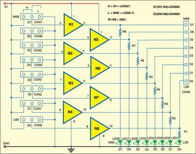 Fig. 1: 8-bit generator circuit