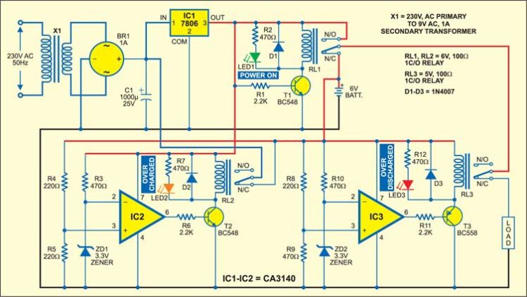 DC Changeover System with Battery Protection unit | Full DIY Project