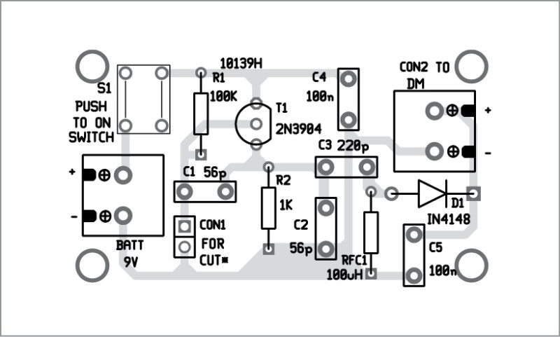 Portable Crystal Tester | Detailed Circuit Diagram Available