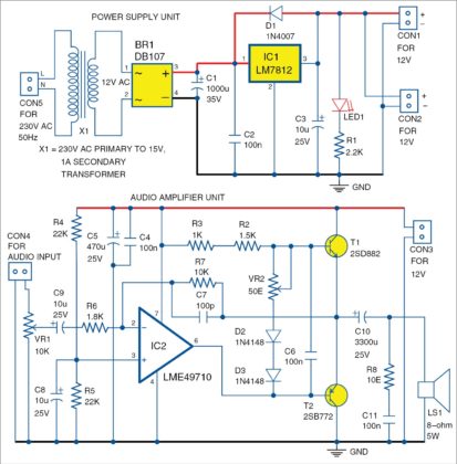 LME49710 Based Audio Amplifier | Detailed Project Available