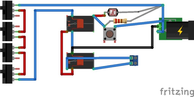 6V Laser security system circuit 2