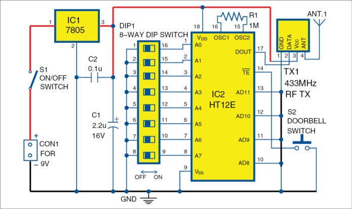 Wireless Doorbell For Your Home And Office | Electronics DIY Project