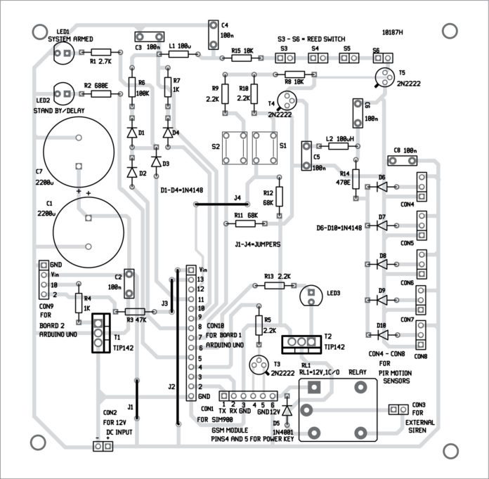 Arduino Based GSM Home Security System | Full DIY Project