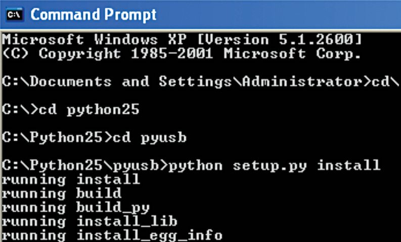 Fig. 1: Command Prompt screenshot