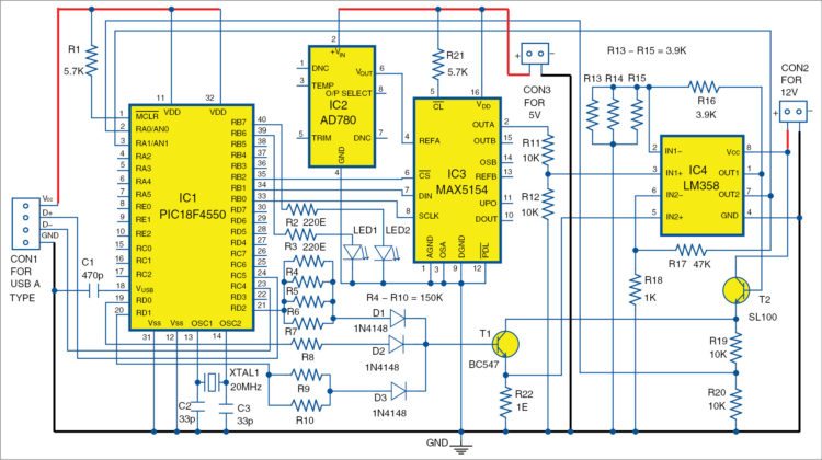 USB Interface Using Python Software | Full Electronics Project