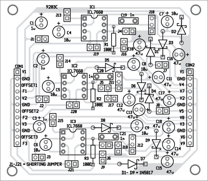 Configurable DC-to-DC Converter Using Three ICs