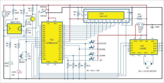 Auto Reversible DC Motor with Speed and Rotation Control | Full Project