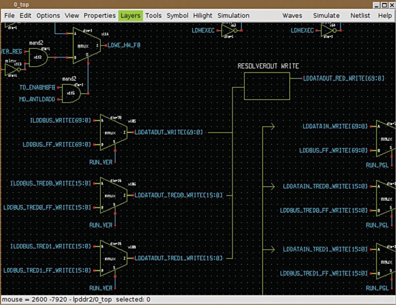 Fig. 2: Digital system for VHDL simulation | XSCHEM