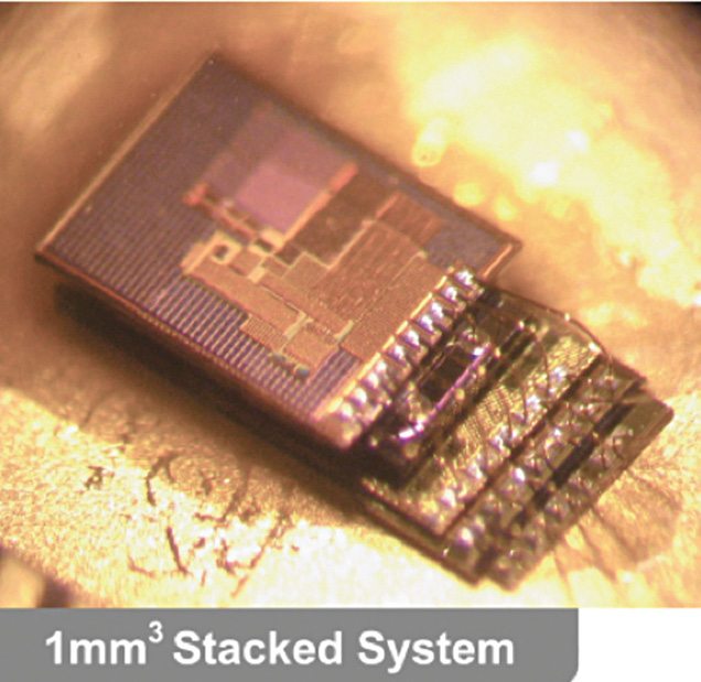 Tiny micromotes developed at University of Michigan can incorporate deep learning processors in them (Image courtesy: University of Michigan)